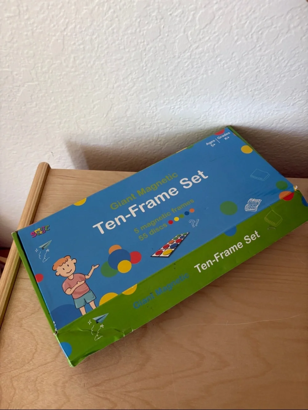 Educational Magnetic Ten-Frae Counting Manipulative Homeschool Math